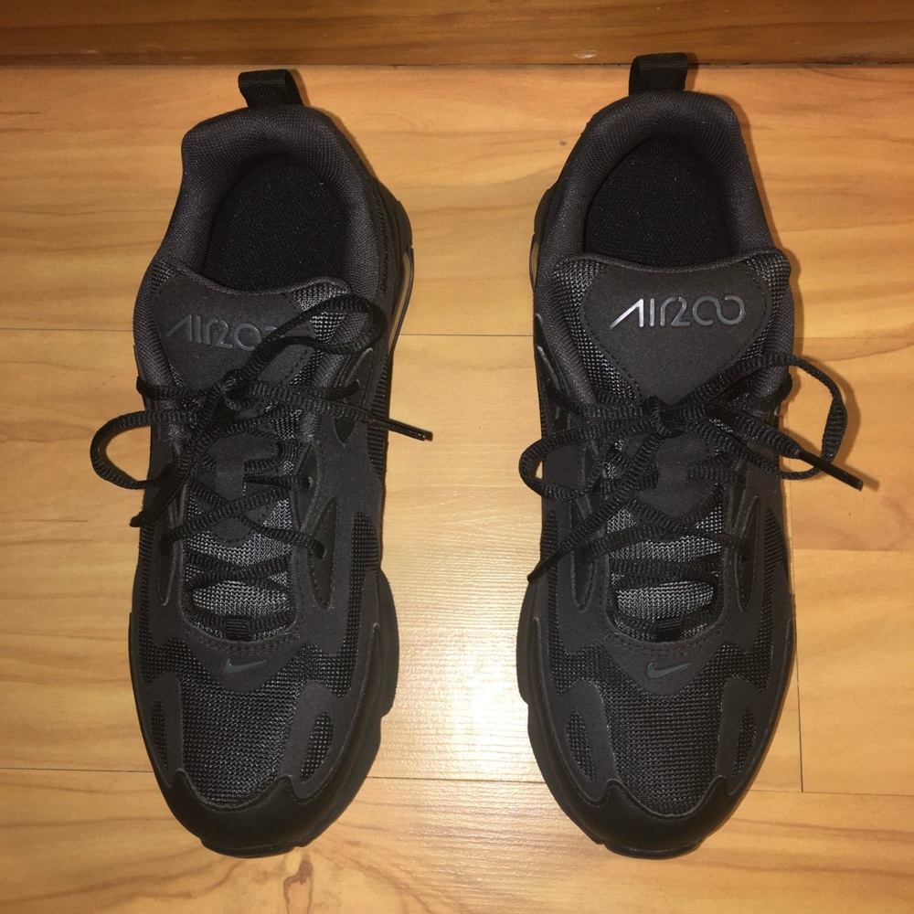 Youth Nike Air Max 200 Black Sneakers 7Y - Picture 7 of 11